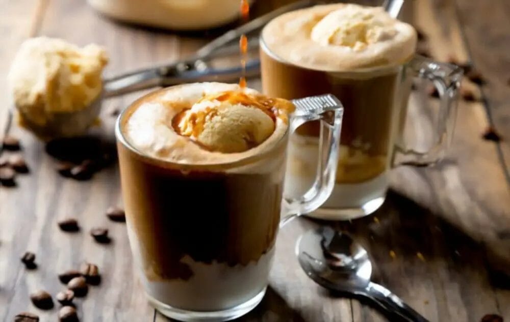 How do you drink an affogato?