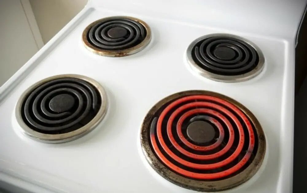 Electric Stovetop with Exposed Coils