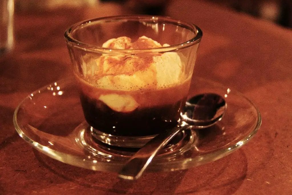 Where does affogato come from in Italy?