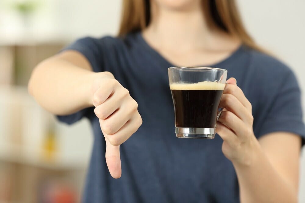 Avoid Drinking Concentrated Caffeine Drinks Like Espresso
