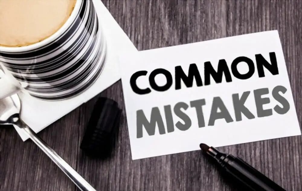 What are common errors?
