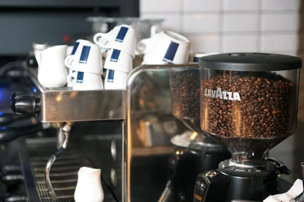 How do you make coffee with a Lavazza machine?