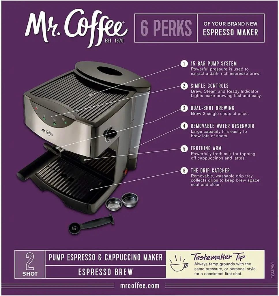 How do you use the Mr Coffee automatic espresso machine?