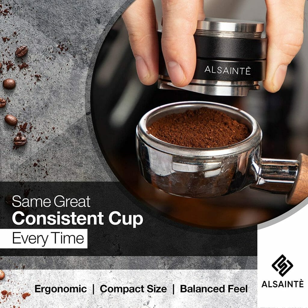 ALSAINTÉ Espresso Tamper & Distributor 58mm Dual Head