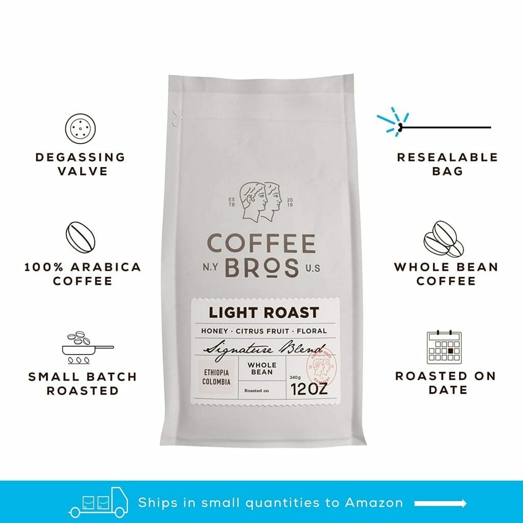 Is light roast stronger coffee?