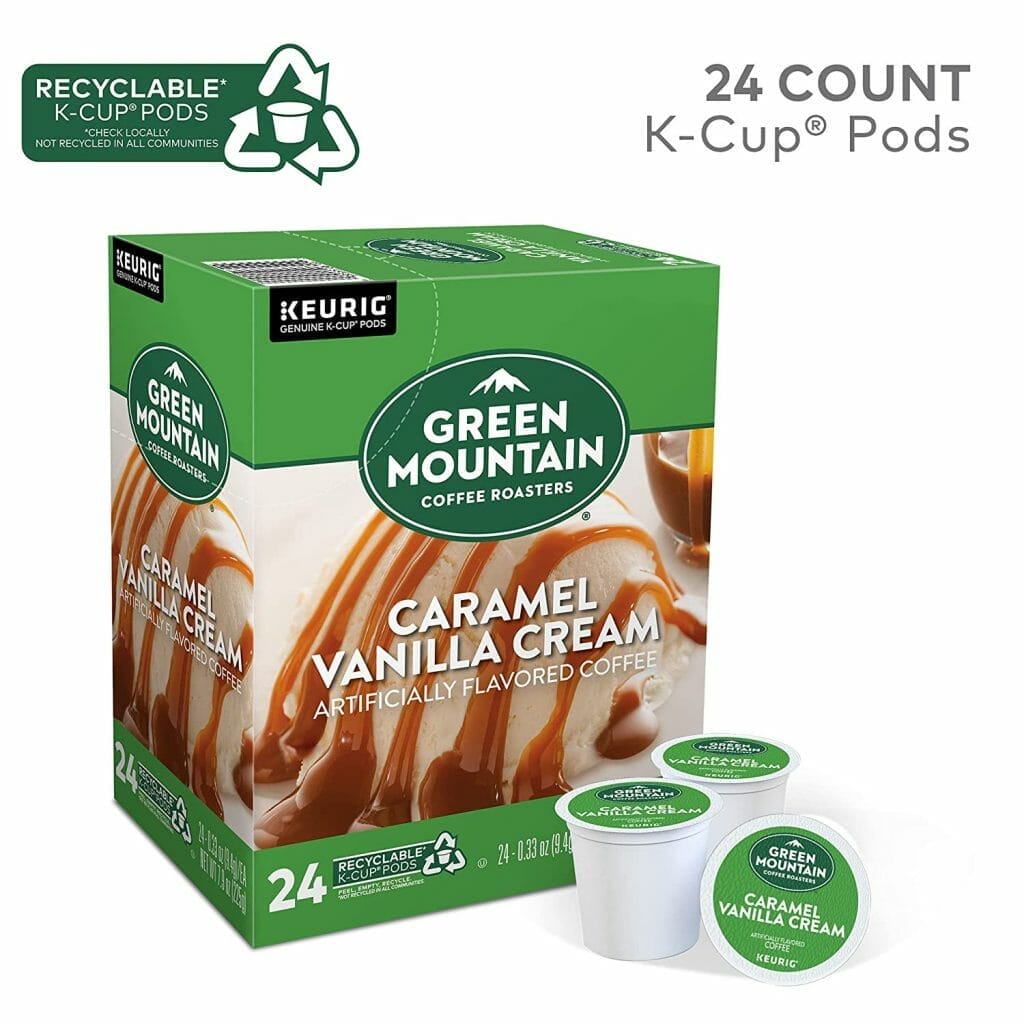 What is in Green Mountain caramel vanilla cream coffee?