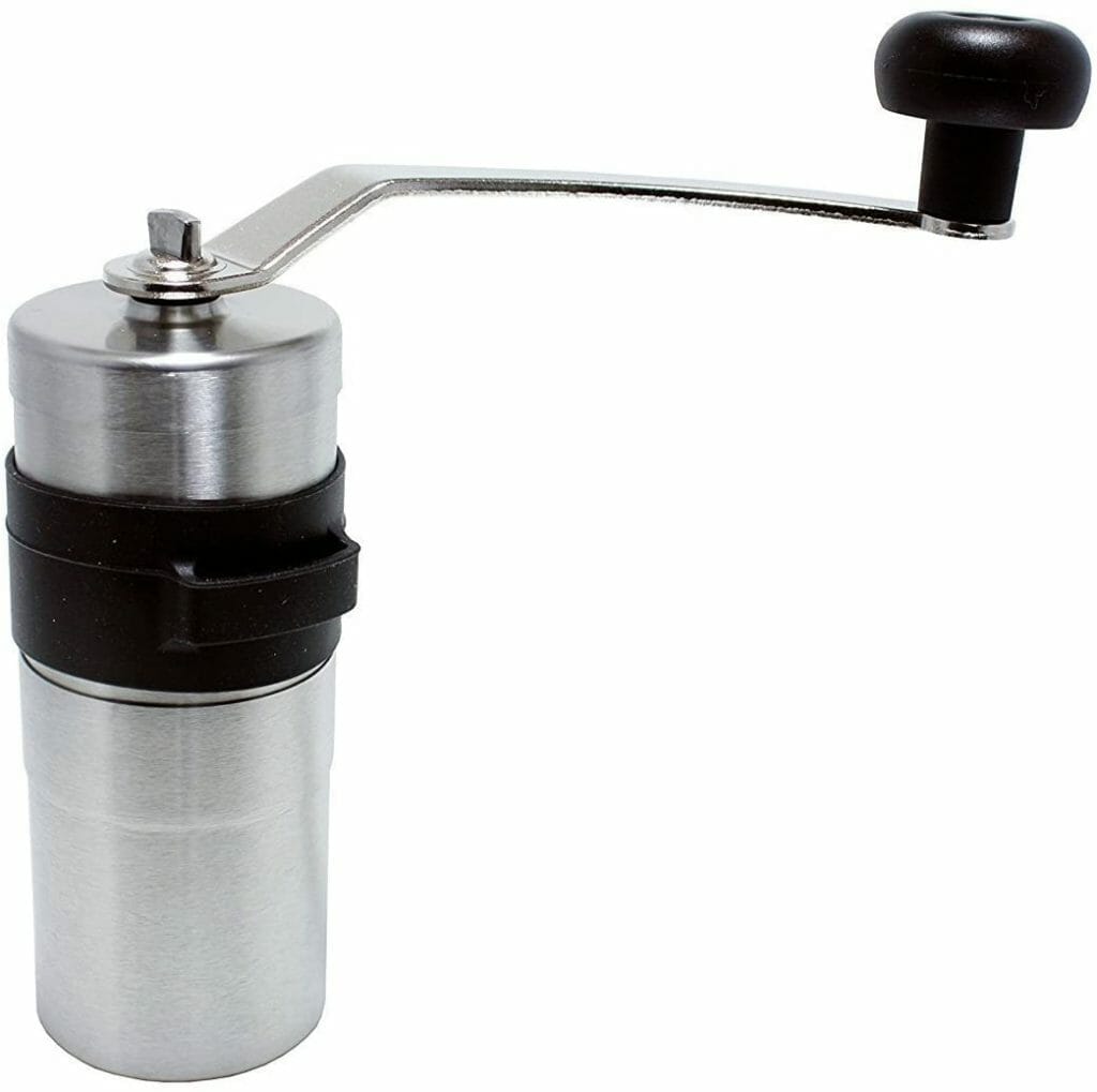 How do you adjust a Porlex mini grinder?