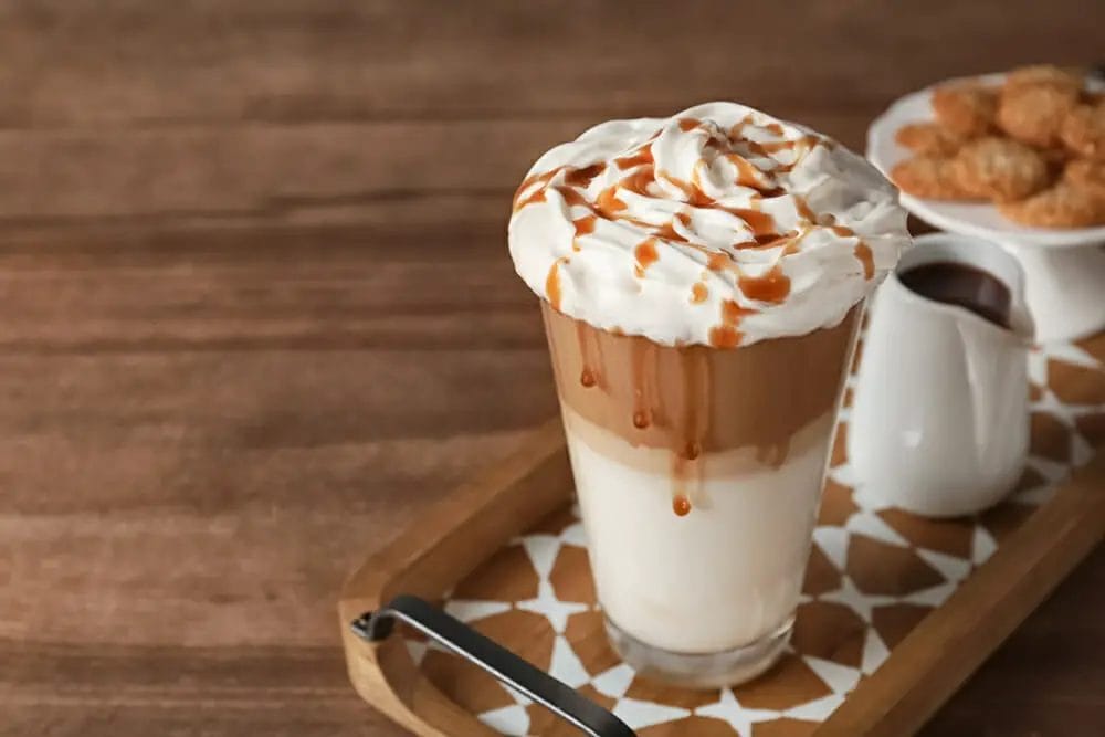 What is in a caramel macchiato?