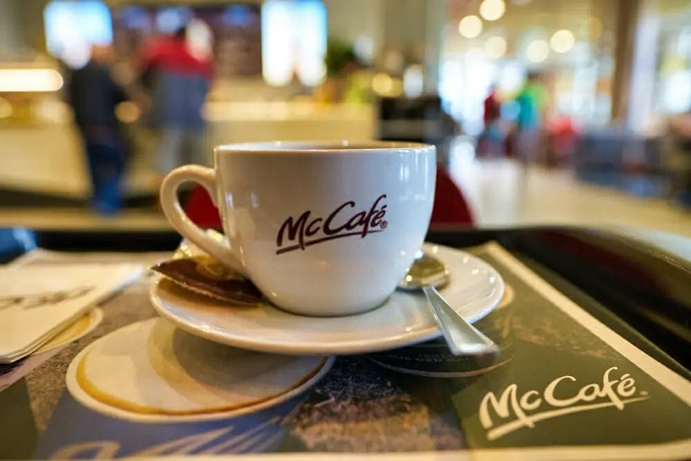 What is an Americano coffee at McDonald's?