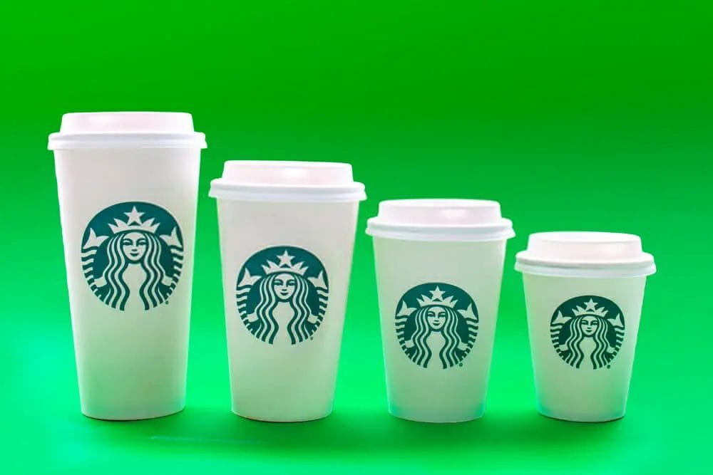 Starbucks Cup Sizes