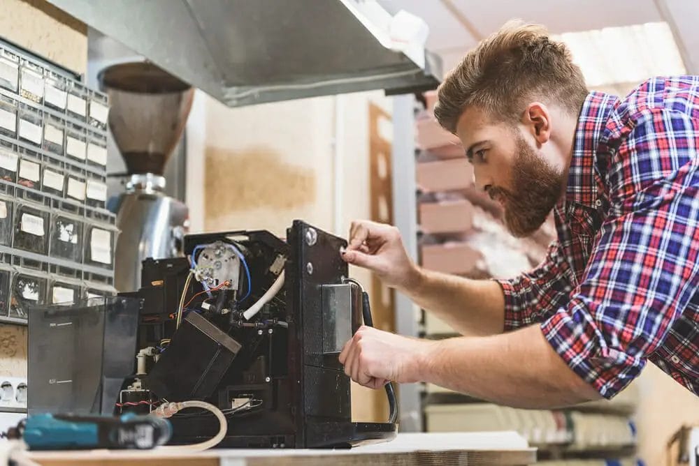 How to reset the coffee machine?