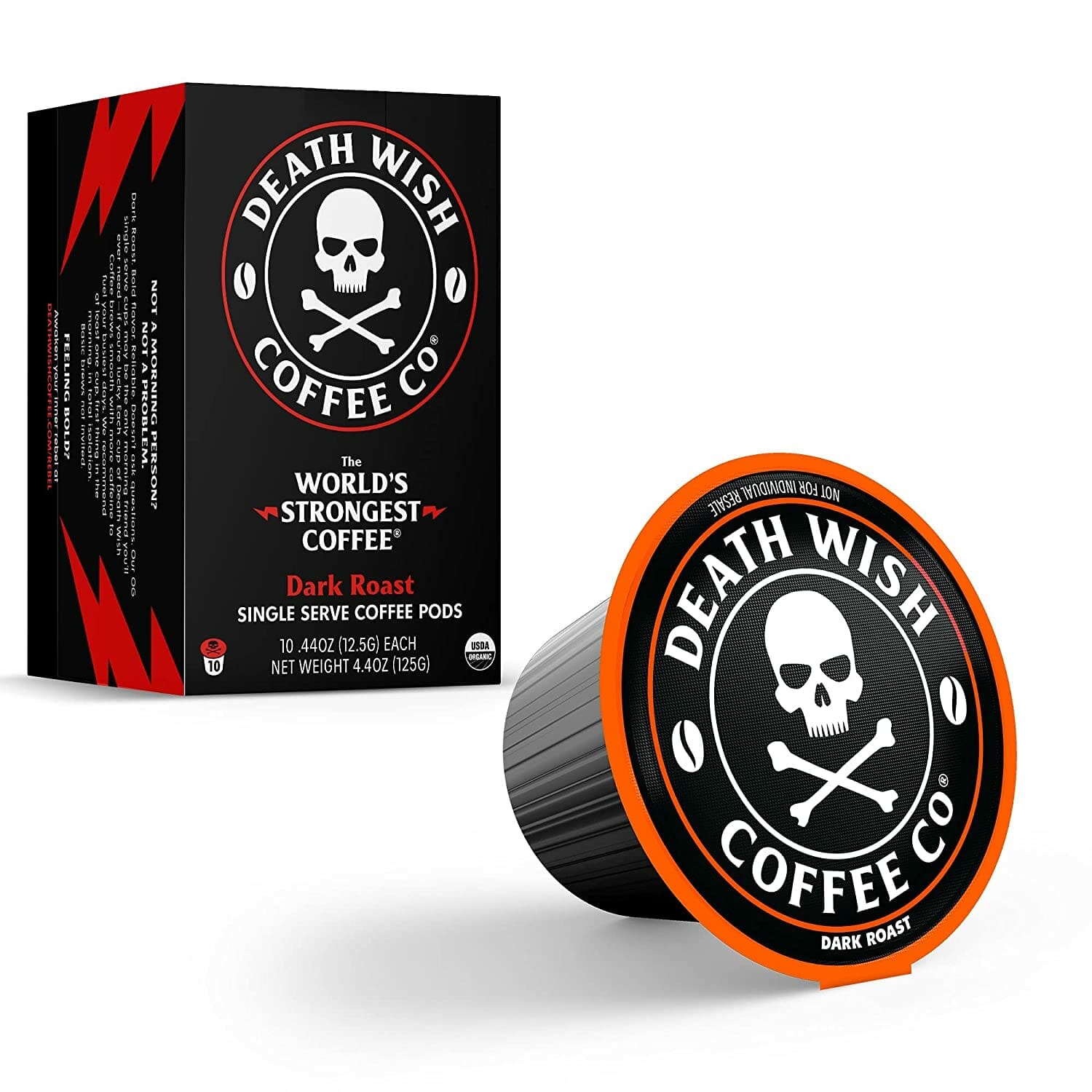 Caffeine In a Death Wish k Cup