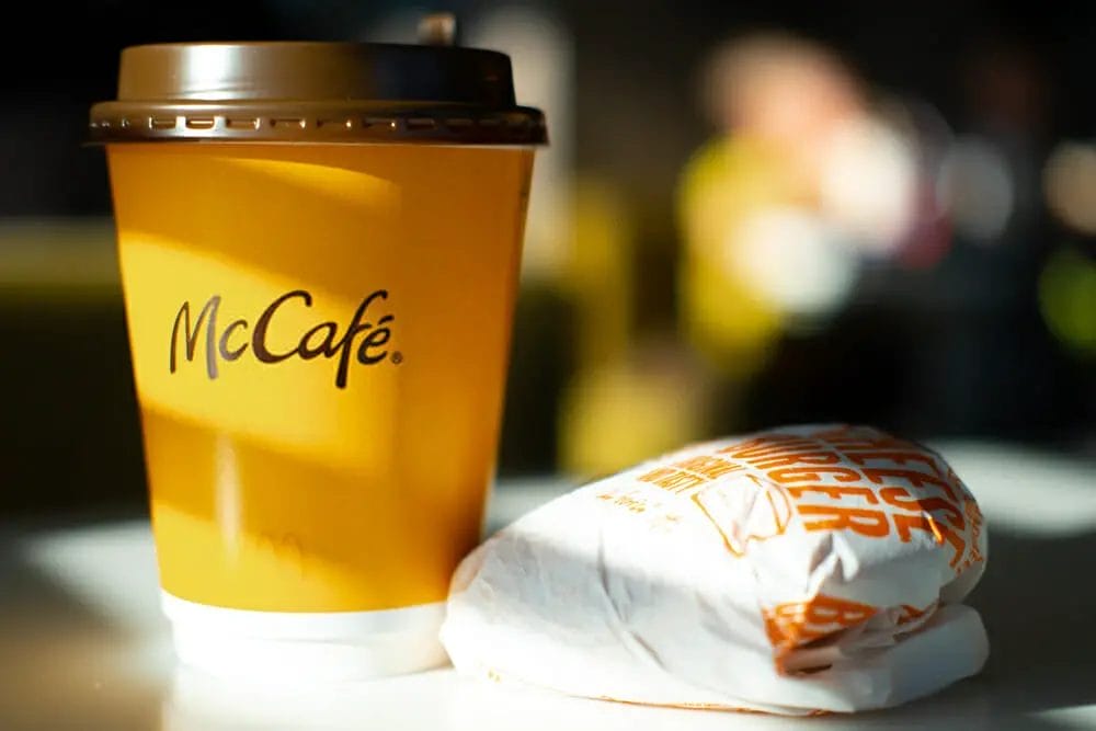 How many calories are in a mcdonalds coffee?