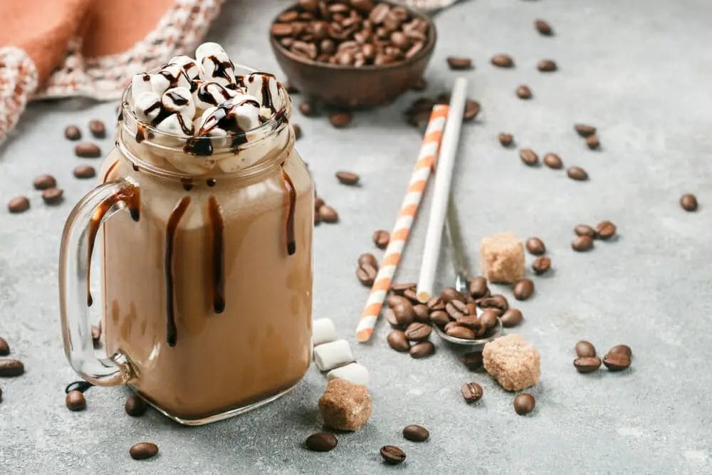 What is the difference between a Frappe and a Mocha?
