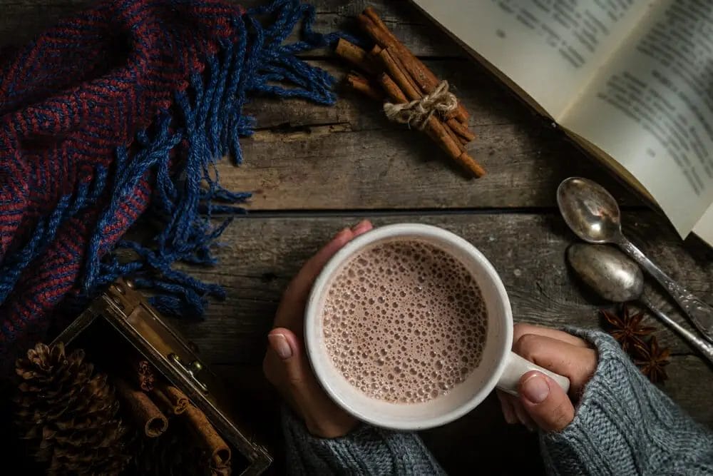 Which coffee machine also makes hot chocolate?