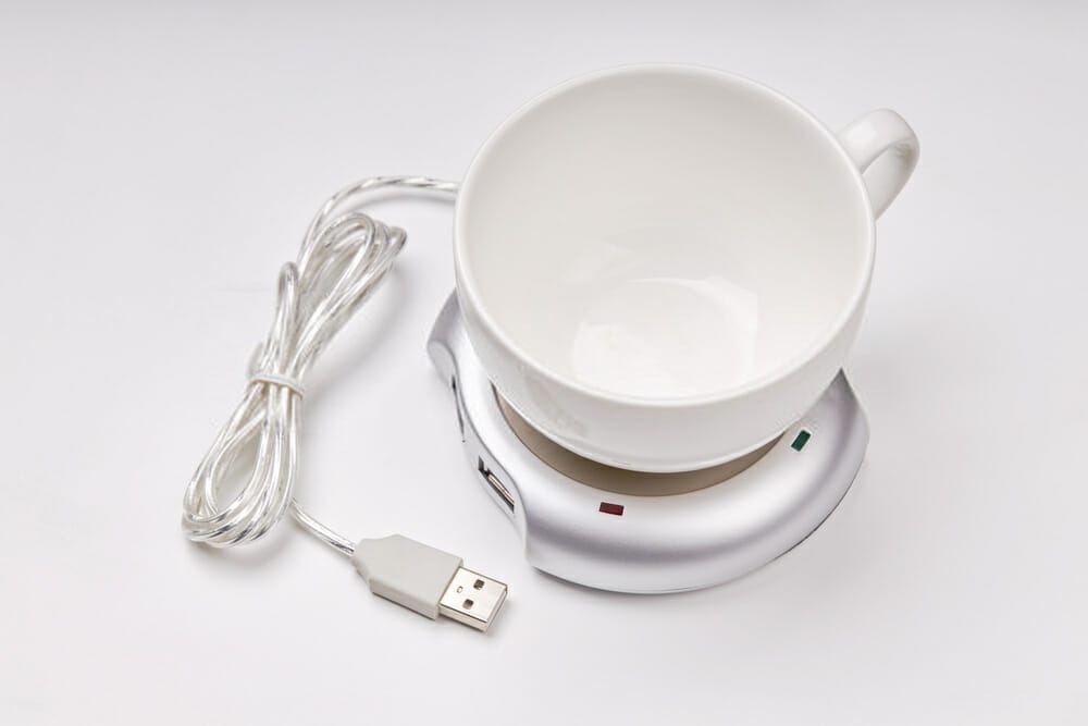 How do you use a USB cup warmer?